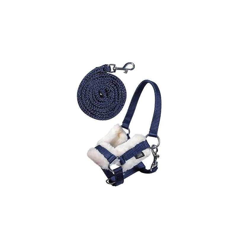 HKM Sports Equipment Hobby Horse Halter Set (Navy)
