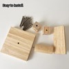 Ornaous Natural Wood Spinning Feeding Toys for Dwarf Hamsters Guinea