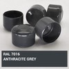 SKIR'CO Pack of 10 Fence Post Caps Round 38 mm