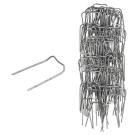 Iflo® Patenthaften im Set – Floristik-Klammern in versch. Größen – Ideal für Kränze, Gestecke, Adventsdeko & Garten – Krampen/Römerhaften für kreative DIY-Projekte (17 x 50 mm 60 Stück)