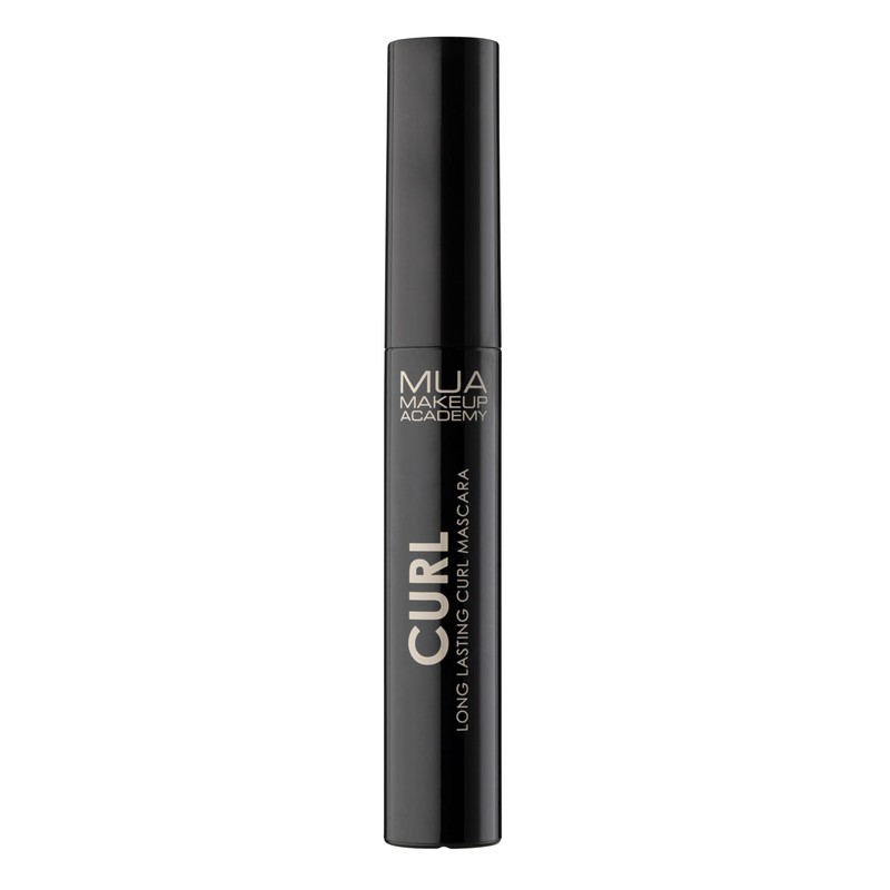 MUA Makeup Academy Long Lasting Curl Mascara, Black, Vegan &