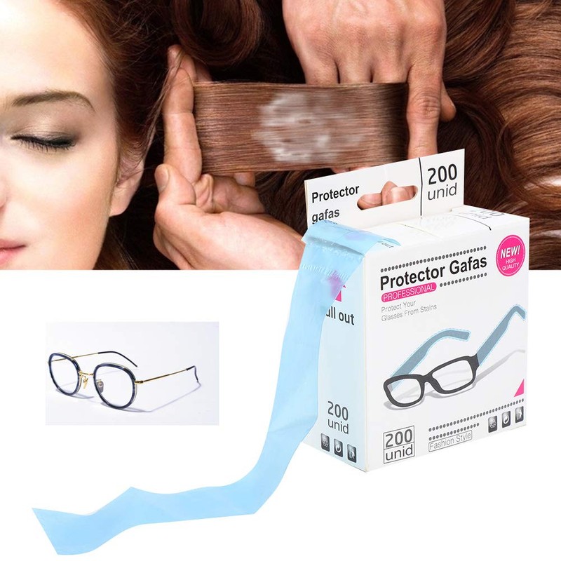 Gafas Desechables con Puntas para las Sienes, Mangas, Funda, Gafas