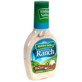 Hidden Valley Bacon Ranch Salad Dressing & Topping, Gluten Free - 16 Ounce Bottle - Pack of 6