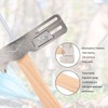 Magnetic Roofing Hammer, Magnet Roofing Hatchet with Wooden Handled for