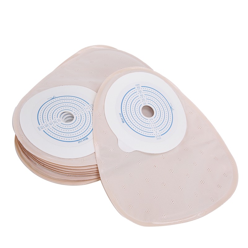 10pcs OnePiece Disposable Colostomy Bags Ostomy Ileostomy Stoma Ostomy Supplies