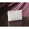 Slim Thin Cosmetic Pouch, Cosmetic Pouch, Accessory Holder, Back Side,