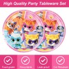 Super Kitties Birthday Party Tableware Set for 10 People -