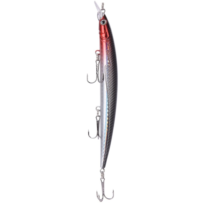 6 pcs 13.5cm/13.5g Freshwater Saltwater Fishing Lures Plastic Hard Baits