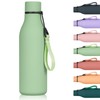 flintronic 550 ml Drinking Bottle with Strap, Matcha Green