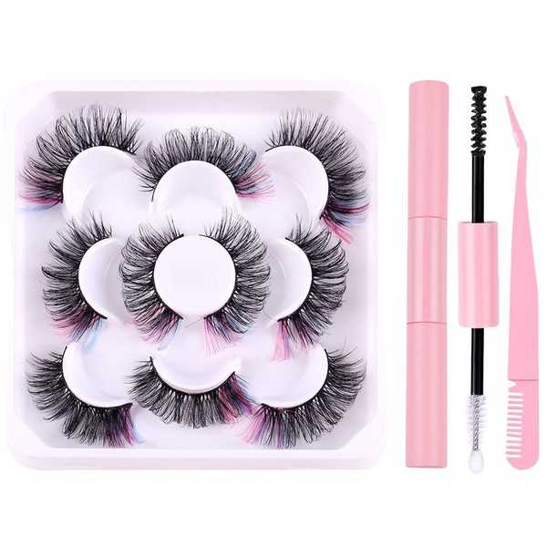 FAIRYGATE False Eyelashes Natural Look Russian Strip Lashes 5 Pairs