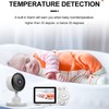 Baby Monitor with Camera Sound 2.8 Inch LCD Wireless Smart