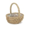 Red Hamper C112 Seagrass Small Seagrass Plastic Lined Shopping Basket
