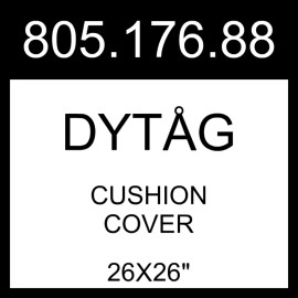 IKEA DYTAG DYTÅG Cushion Cover Dark Beige  26x26" 805.176.88