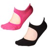 Calcetines de yoga antideslizantes para pilates y ballet con agarres