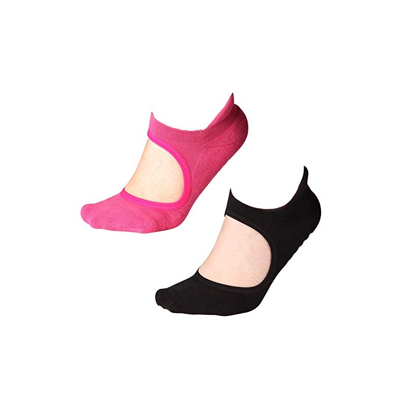 Calcetines de yoga antideslizantes para pilates y ballet con agarres