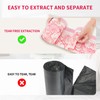 4 Gallon Trash Bags Drawstring, Colorful & Portable Small Trash