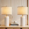 Cerriva 23" Ceramic Table Lamp Set of 2, 3-Way Dimmable