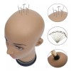 Bhd Beauty Bald Mannequin Head Brown Female Professional Cos