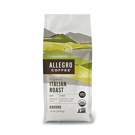 Allegro Coffee Organic Italian Roast Ground Coffee, 12 oz