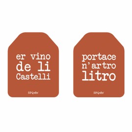 Glacette termica vino double face, ruggine, S.P.Q.eRe