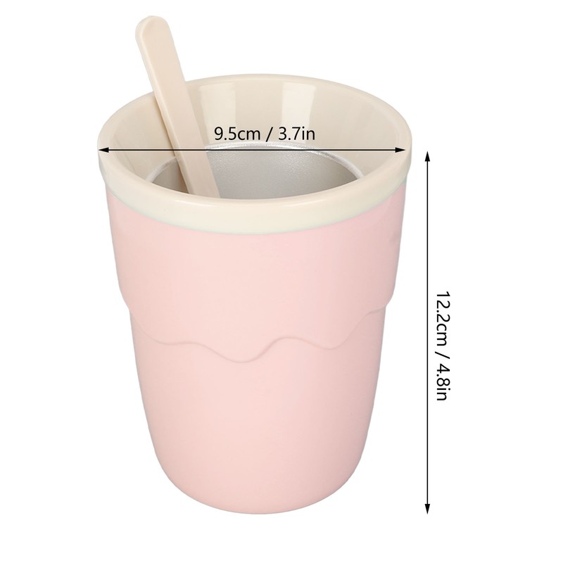 Slushie Cup 200ml Easy Operation Durable PP Aluminium Light Portable