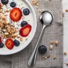 VEHGAL Stainless Steel Soup Spoons, 19cm Long Round Head Steel