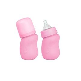 Green Sprouts - Sprout Ware® Baby Bottle Made from Plants and Glass 5 Oz. - 2-Pack (Pink)