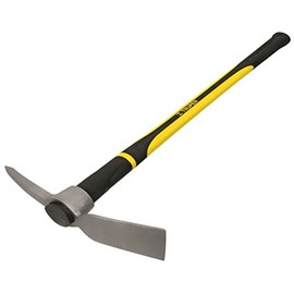 Truper Pick Mattock with Fiberglass Handle 2-1/2-Pound Pick Mattock - Garden Pick - Great for Projects - Truper 32655-36-Inch