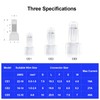 200pcs AWG Wire Connector Terminal 22-16 16-14 12-10 Closed End