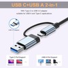 USB C Hub, Aluminum USB 3.0 Hub with SD/TF Card