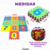 Tapete Actividades 123 Foamy Didáctico Bebés/niños Inmatmex Multicolor