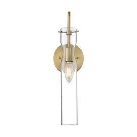 Nuvo Spyglass-1 Light Wall Sconce in Traditional Style-4.75 Inches Wide by 16 Inches High-Vintage Brass Finish