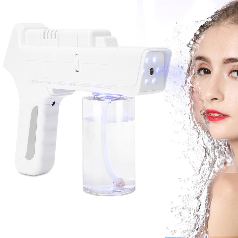 Handheld Blue Light Nano Sprayer Adjustable Wireless Nano Cleaning Spray