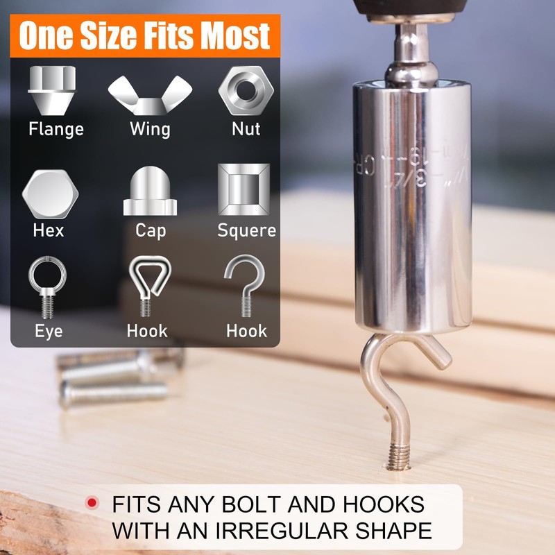 Spurtar Universal Socket Set(11-32mm 7-19mm) for Unscrew Any Bolt Multi-Function