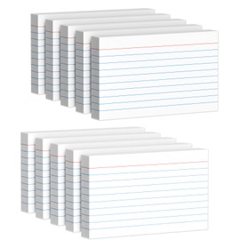 Index Cards 3x5 Inch, 500sheets, Flash Cards,Ruled Lined White Note Cards Paper For Studying, Schools Supplies, College, Office And Home Organization, Note Taking Supplies