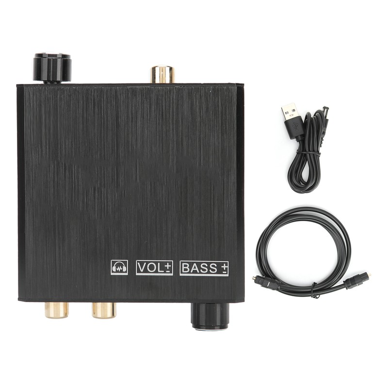 192khz Bass Control DAC Converter Coaxial Spdif for Toslink to
