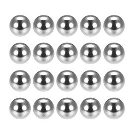 sourcing map G25 Precision Chrome-Plated Steel Bearing Balls 10 mm Pack of 30