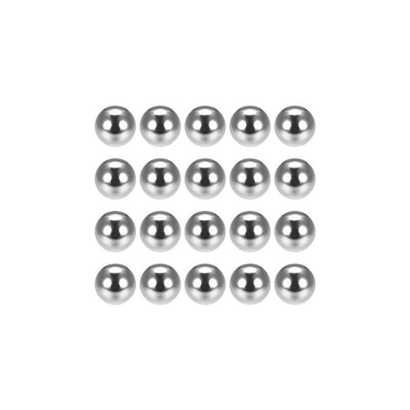 sourcing map G25 Precision Chrome-Plated Steel Bearing Balls 10 mm