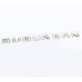 OEM 2021 Suburban Emblem 3D Letters Badge Compatible with 2019-2025 Suburban 84910061 Chrome