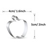 WDYJMALL Mini Apple Fruit Shape Cookie Cutter - A