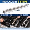 2-Pack Stainless Steel BBQ Grill Burner Tubes for Nexgrill 720-0830H