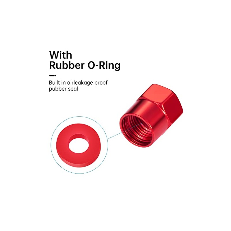 Tire Valve Stem Caps,Wheel Caps Compatible with Metal Air Valve