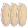 Jaunty Natural Loofah (3PC Pack) Sponge Exfoliating Body Scrubber Made