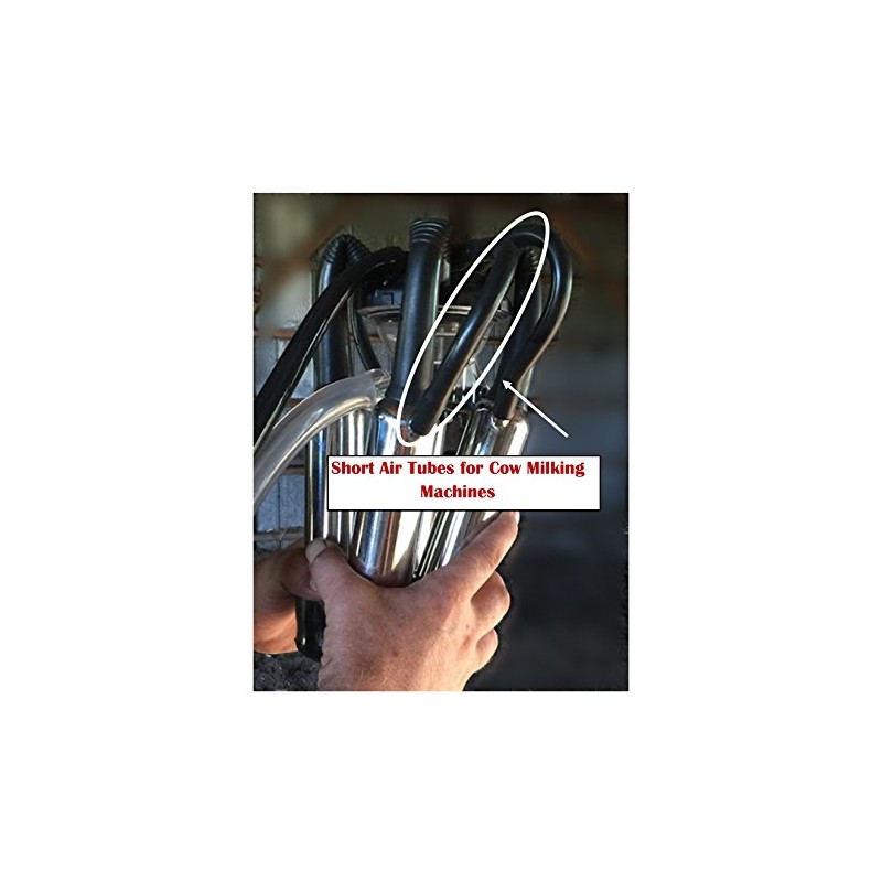 Melasty, Short Air Tube for Milking Machine 8 1/2" Long