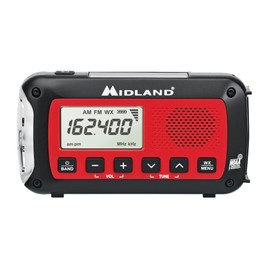 Midland Midland® - ER10VP Weather Radio with Flashlight & Emergency Alert - AM/FM Radio - Compact and Easy to Carry - SOS Strobe Signal and Headphone Jack