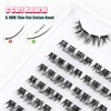 Cluster Lashes Eyelash Extensions Mixed 9-13 mm Individual Eyelashes D