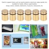 12Pcs Advertising Nail Stainless Steel Electroplated Brushed Gold Sign Holder