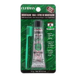 Clubman Pinaud Cera Bigote Y Barba Color Castaño 14 Gr