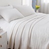 King Quilt Set – 104"x90" Soft Washed 3-Layer Lightweight Bedspread