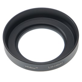 vhbw Lens Hood Compatible with Nikon Nikkor Z DX 16-50 mm 1:3.5-6.3 VR 46mm Lens Black, Aluminium, Round, 7.2 cm